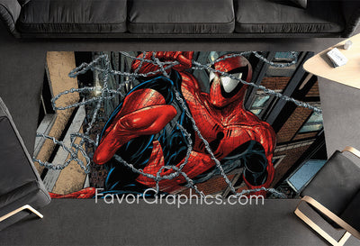 Spider-Man Home Bedroom Decor Rug Carpet Mat