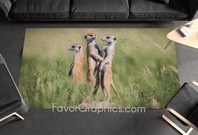 Meerkat Home Bedroom Decor Rug Carpet Mat