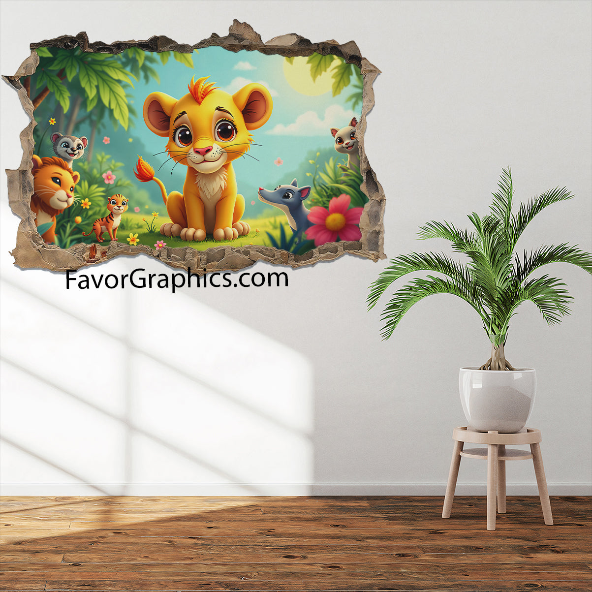 Lion  Vinyl Wall Art Decal Sticker Poster Print Mural