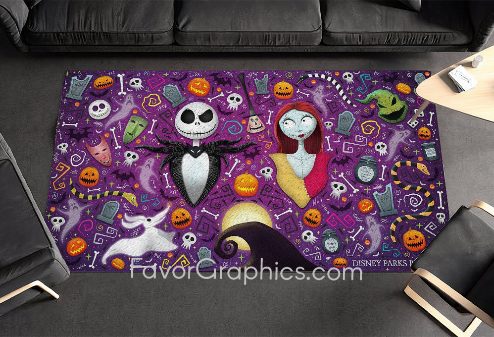 Nightmare Before Christmas Home Bedroom Decor Rug Carpet Mat