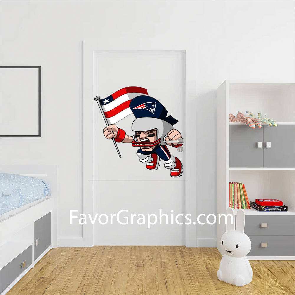 New England Patriots Home Room Wall Vinyl Decal Sticker Mural Poster