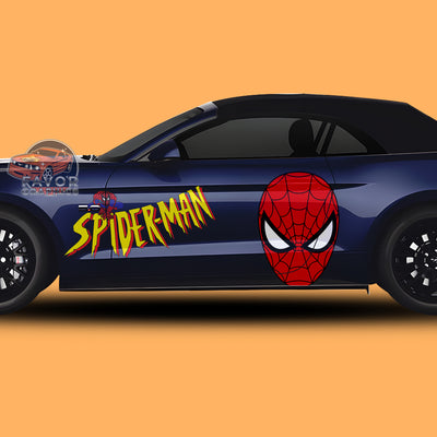 Spider-Man Itasha Car Side Door Decal Vinyl Sticker