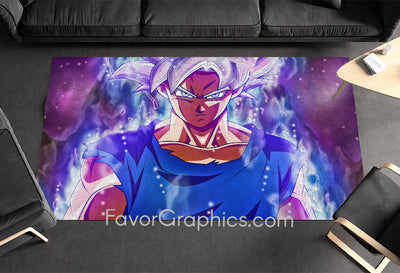 Ultra Instinct Goku Home Bedroom Decor Rug Carpet Mat