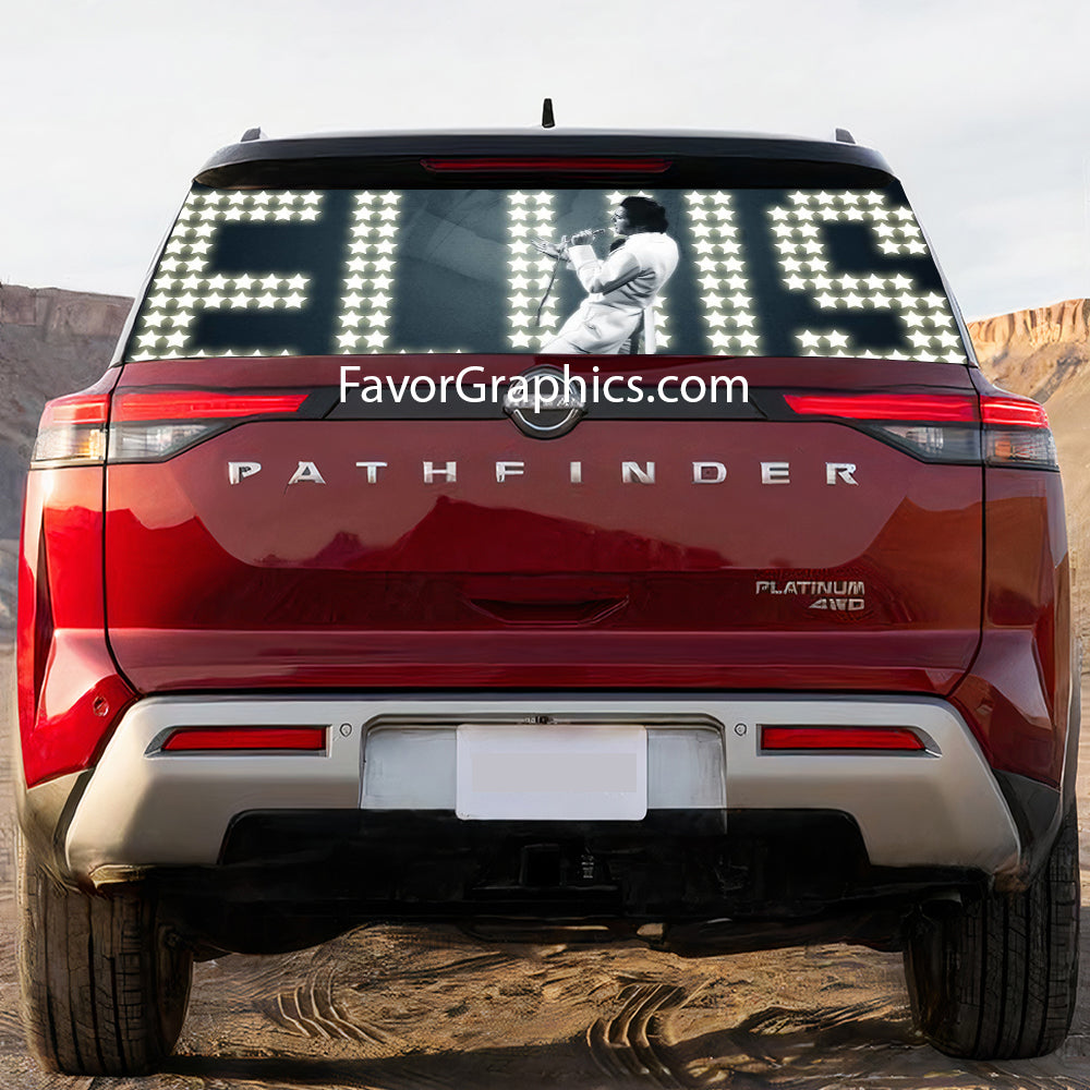 Elvis Presley Rear Window Perforated Graphic Vinyl Decal Car Truck UTV