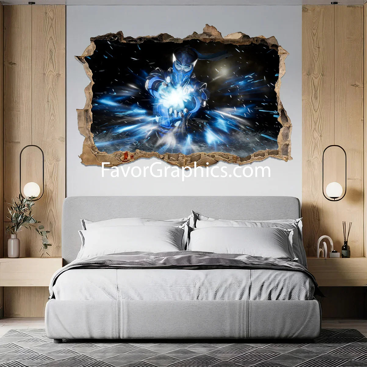 Sub Zero Mortal Kombat Vinyl Wall Art Decal Sticker Poster Print Mural