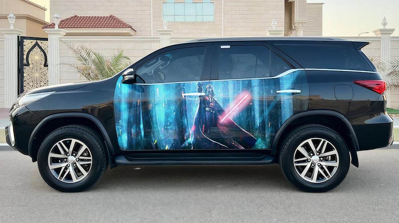 Darth Vader Car Door Vinyl Wrap Decal Sticker