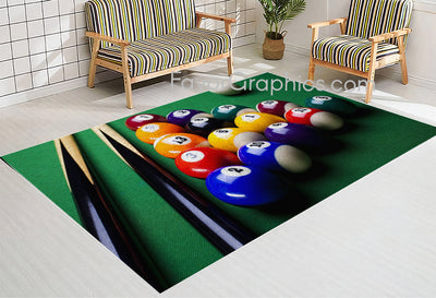 Billiard Home Bedroom Decor Rug Carpet Mat