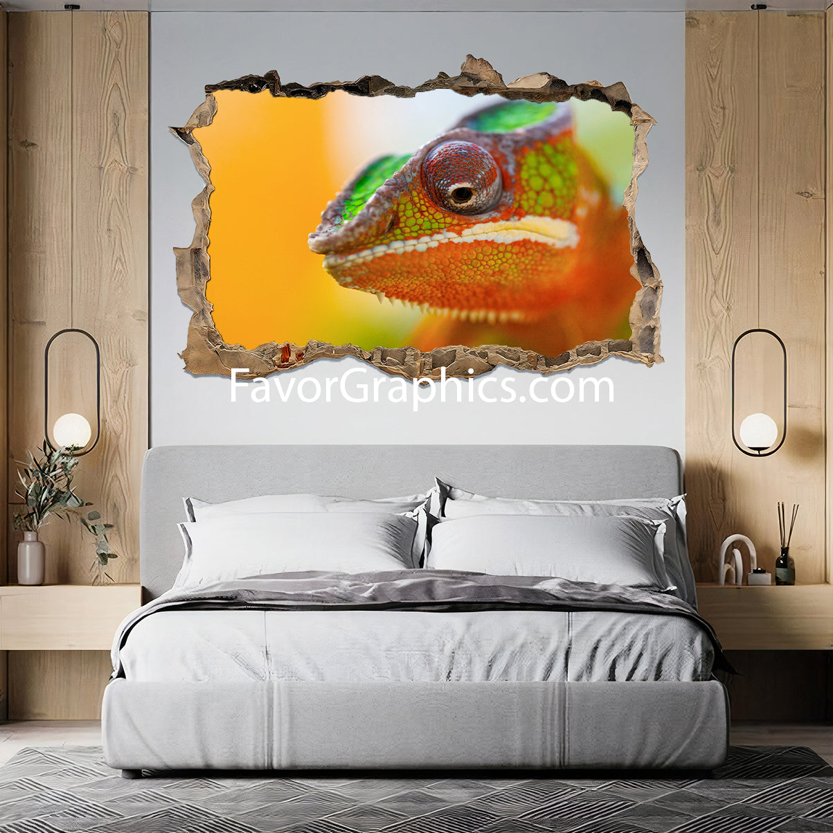 Chameleon Vinyl Wall Art Decal Sticker Poster Print Mural