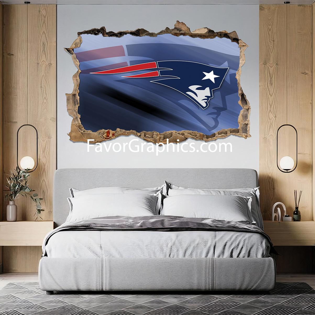 New England Patriots Vinyl Wall Art Decal Sticker Poster Print Mural