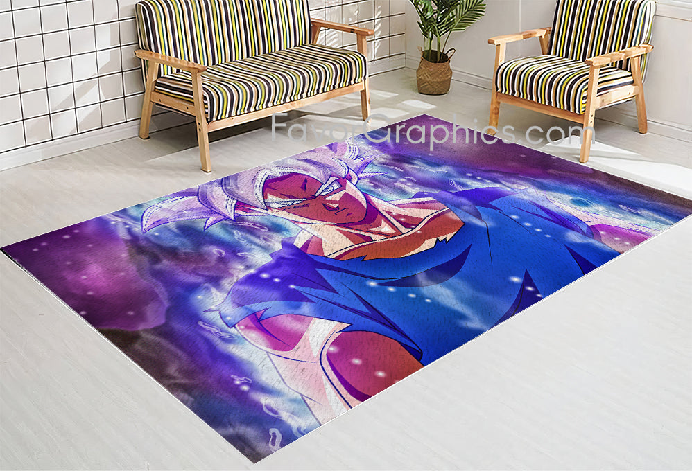 Ultra Instinct Goku Home Bedroom Decor Rug Carpet Mat