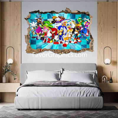 Sonic The Hedgehog Vinyl Wall Art Decal Sticker Poster Print Mural