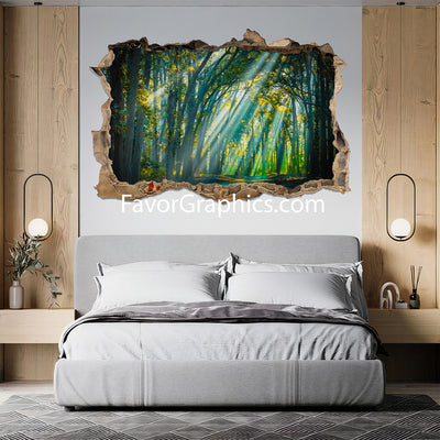 Forest Vinyl Wall Art Decal Sticker Poster Print Mural