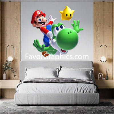 Mario Home Room Wall Vinyl Decal Sticker Mural Poster