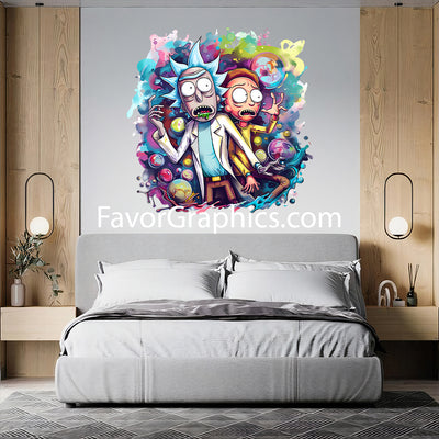 Rick And Morty Home Room Wall Vinyl Decal Sticker Mural Poster