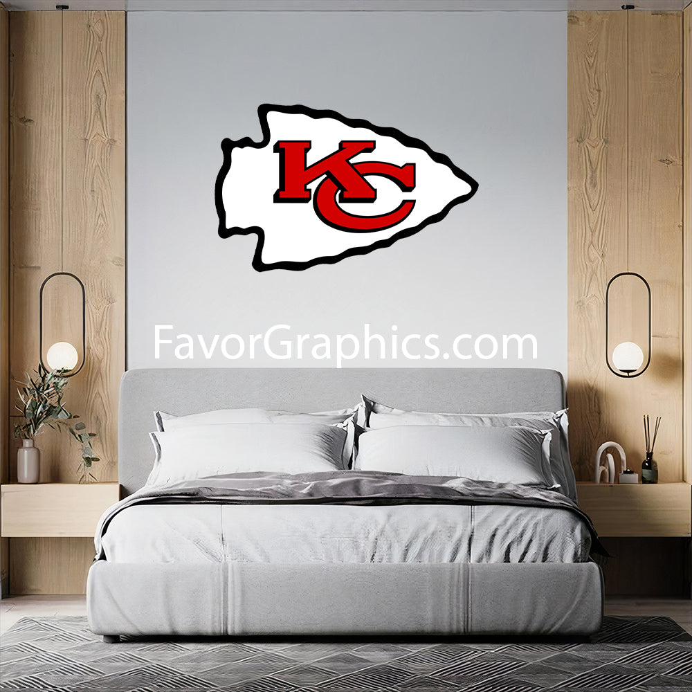 Kansas City Chiefs Home Room Wall Vinyl Decal Sticker Mural Poster