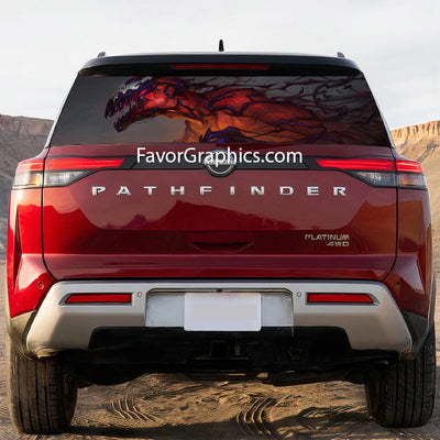 Carnage Rear Window Perforated Graphic Vinyl Decal Car Truck UTV