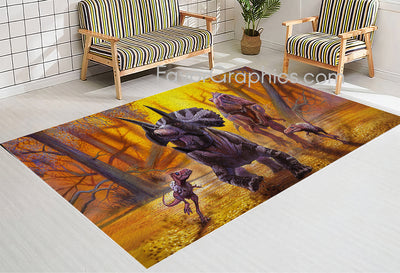 Dinosaur Home Bedroom Decor Rug Carpet Mat