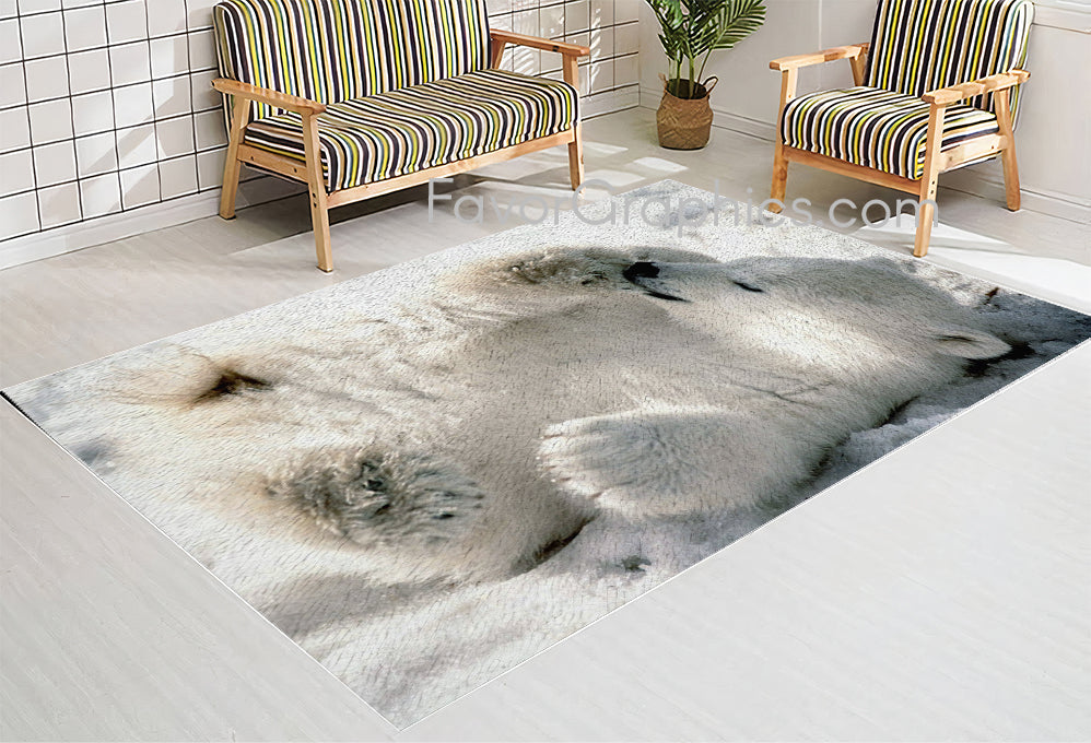 Polar Bear Home Bedroom Decor Rug Carpet Mat