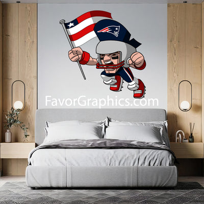 New England Patriots Home Room Wall Vinyl Decal Sticker Mural Poster