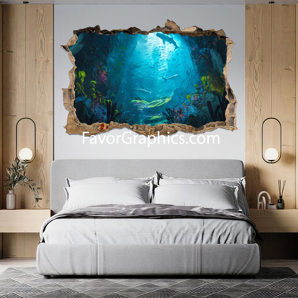 Underwater Under The Sea Vinyl Wall Art Decal Sticker Poster Print Mural