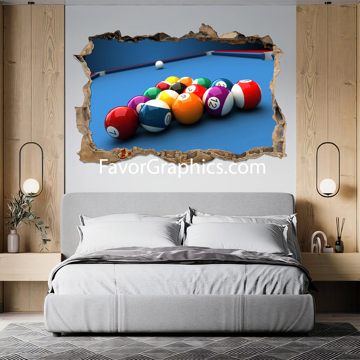 Billiard Vinyl Wall Art Decal Sticker Poster Print Mural