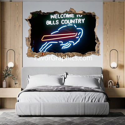 Buffalo Bills Vinyl Wall Art Decal Sticker Poster Print Mural