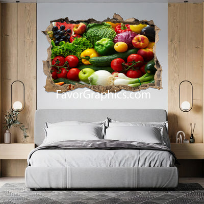 Vegetable Vinyl Wall Art Decal Sticker Poster Print Mural