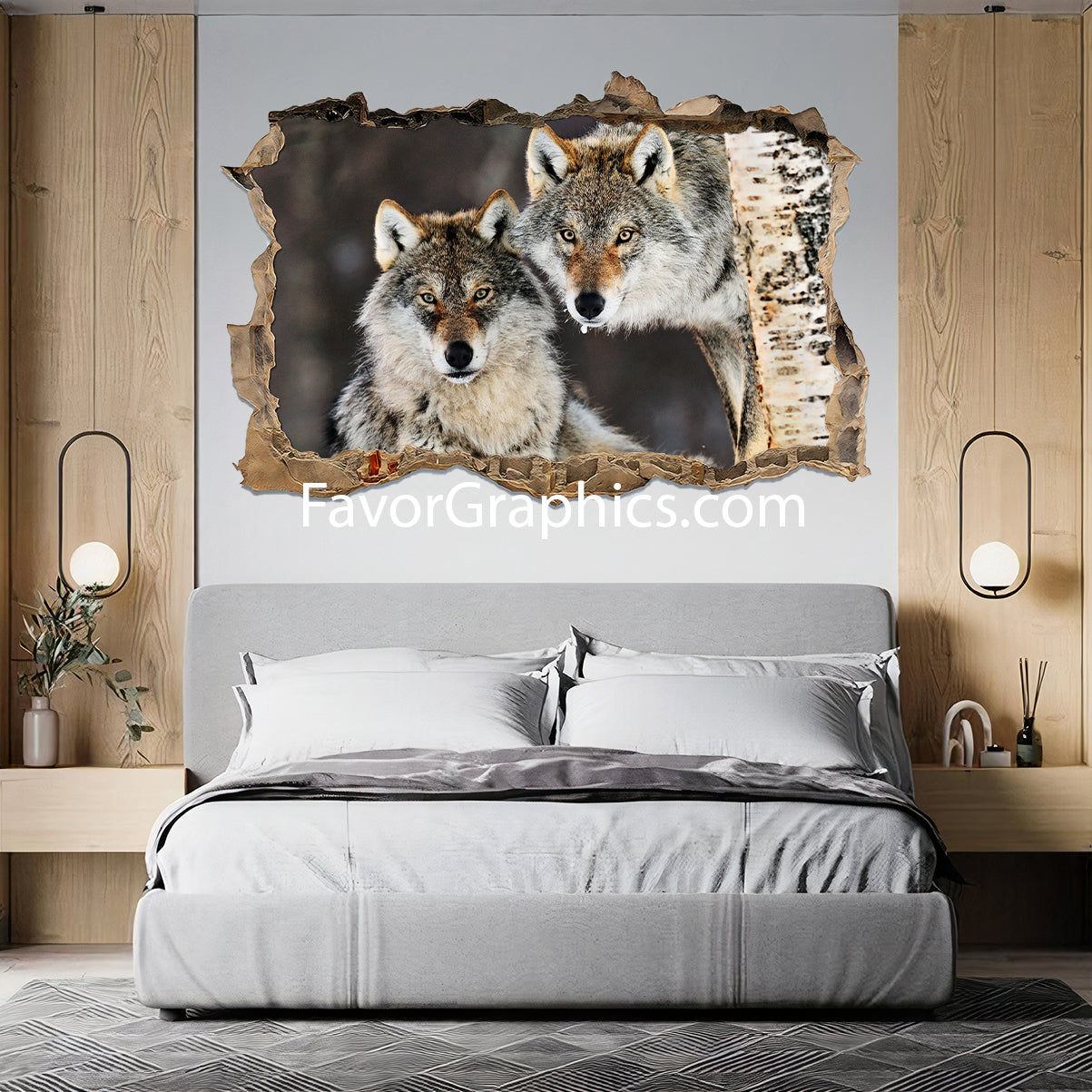 Wolf Vinyl Wall Art Decal Sticker Poster Print Mural