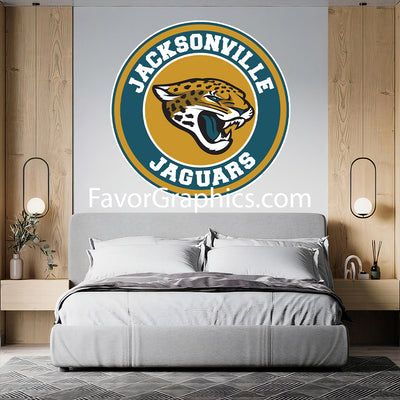 Jacksonville Jaguars Home Room Wall Vinyl Decal Sticker Mural Poster