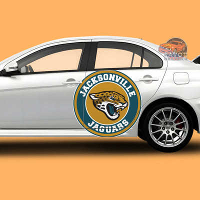 Jacksonville Jaguars Itasha Car Side Door Decal Vinyl Sticker