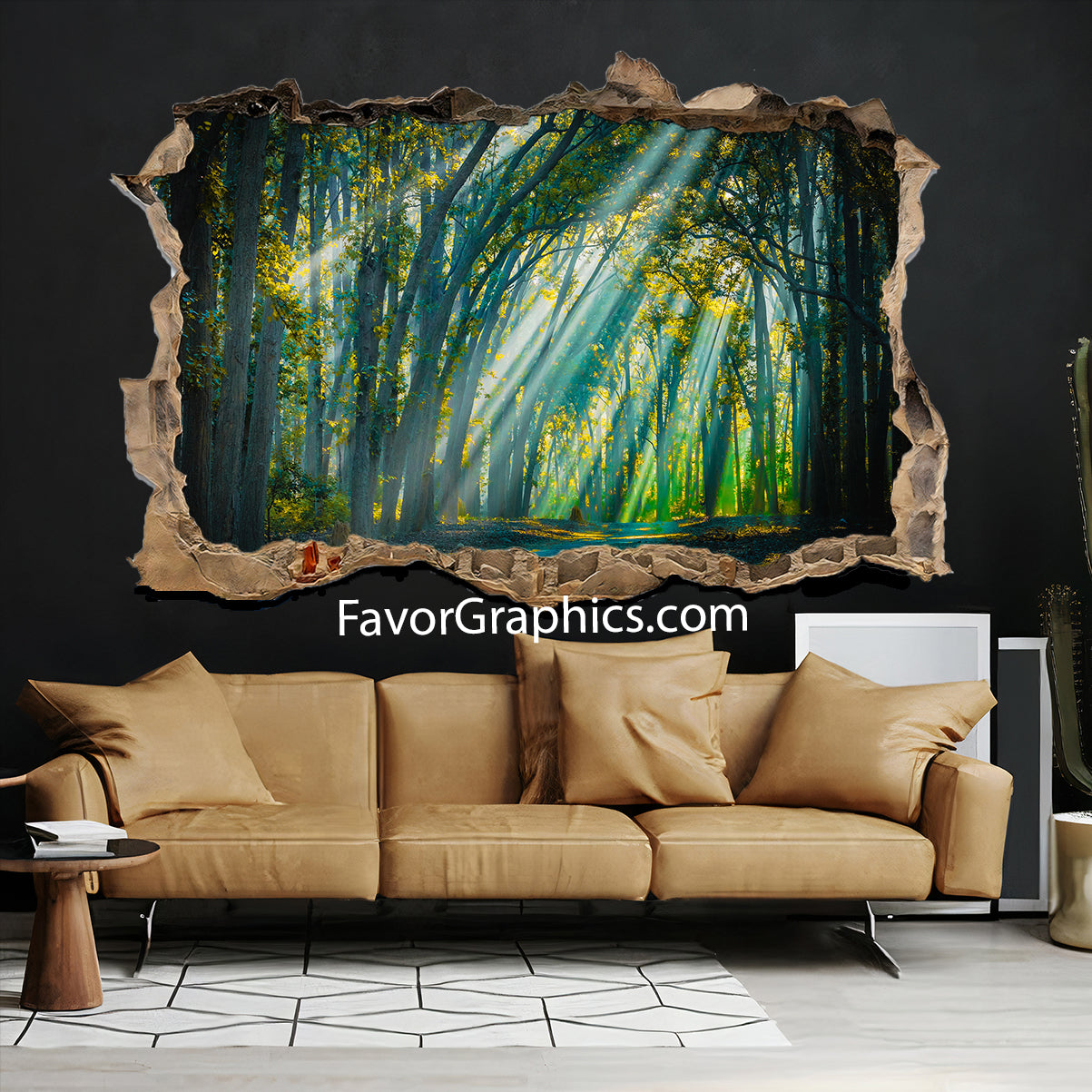 Forest Vinyl Wall Art Decal Sticker Poster Print Mural