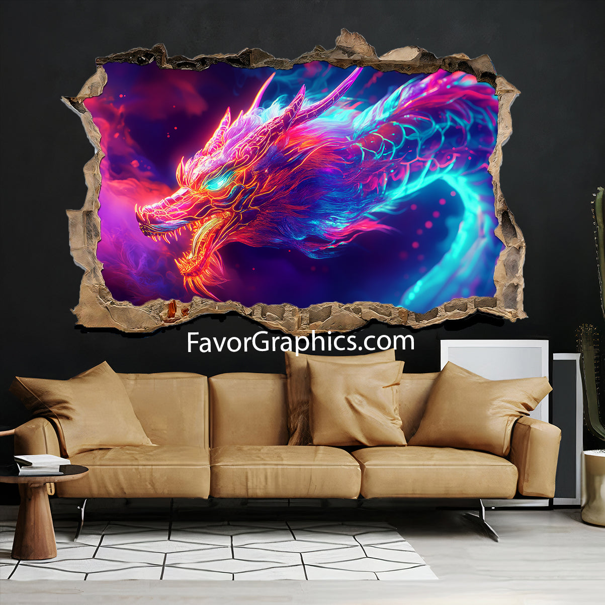 Dragon Vinyl Wall Art Decal Sticker Poster Print Mural