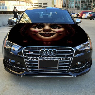 Annabelle Itasha Car Vinyl Hood Wrap Decal Sticker