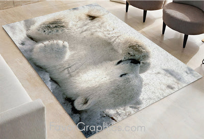 Polar Bear Home Bedroom Decor Rug Carpet Mat