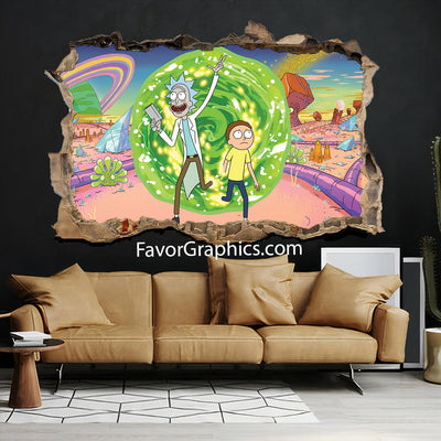 Rick and Morty Vinyl Wall Art Decal Sticker Poster Print Mural