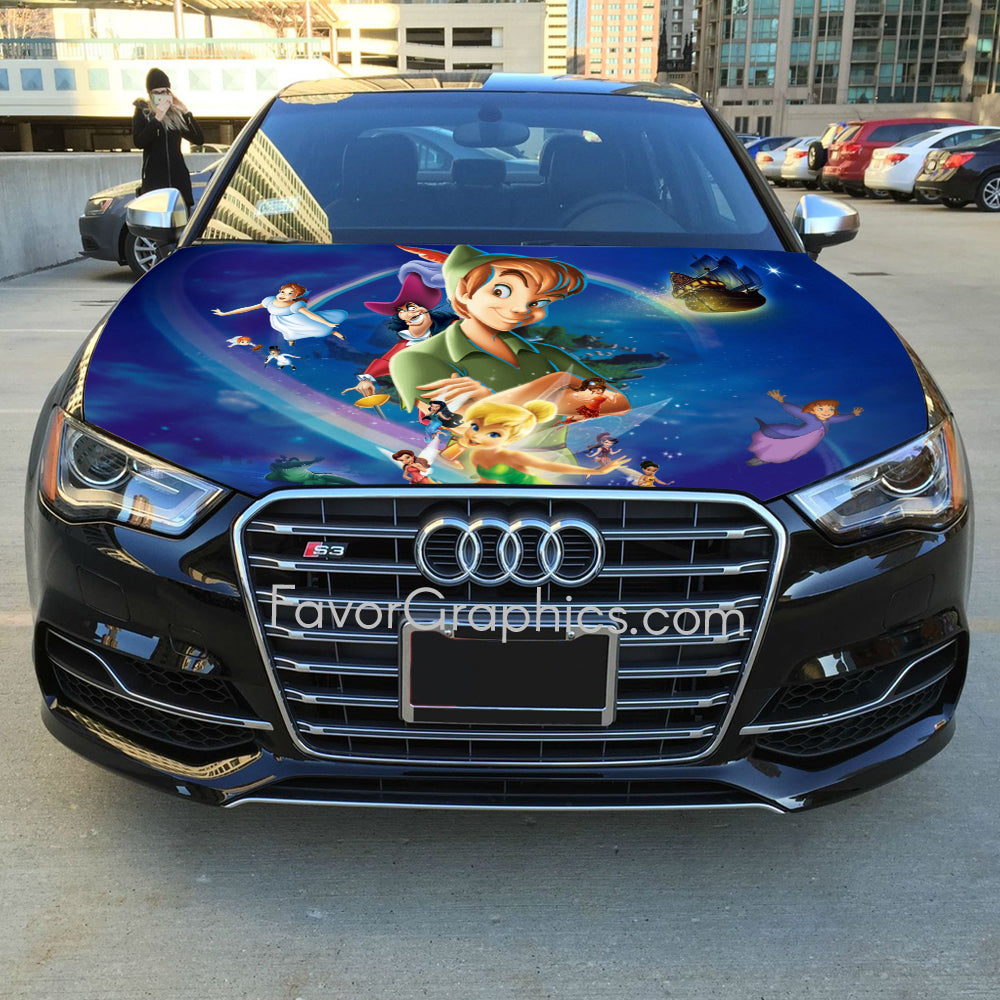 Peter Pan Itasha Car Vinyl Hood Wrap Decal Sticker