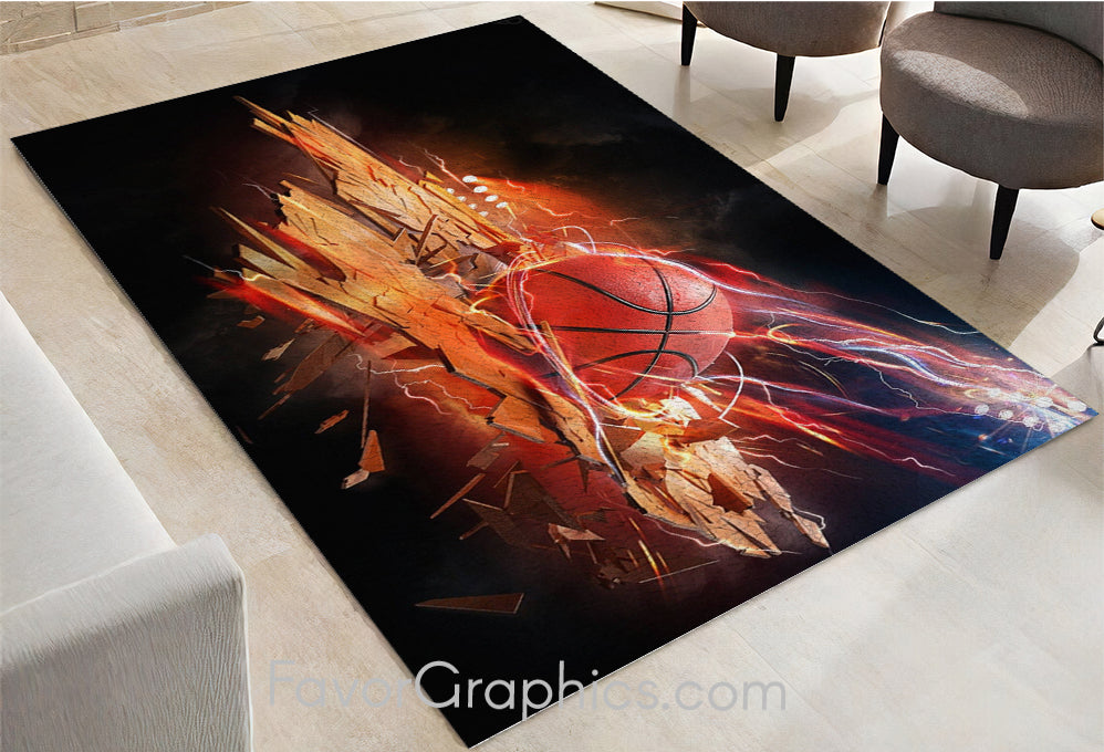 Basketball Home Bedroom Decor Rug Carpet Mat