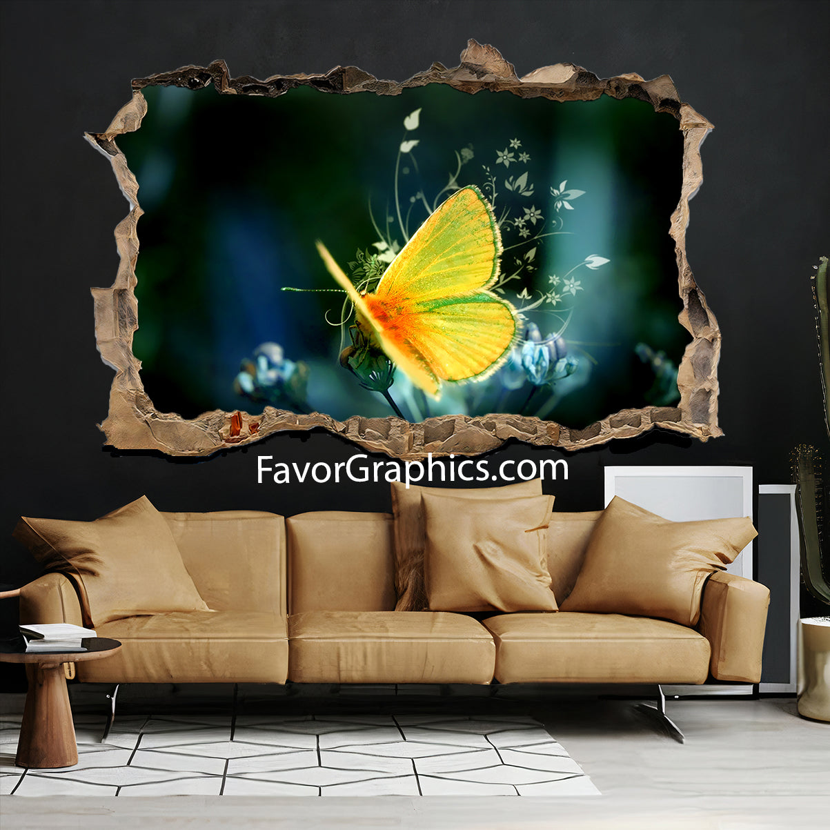 Butterfly Vinyl Wall Art Decal Sticker Poster Print Mural