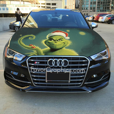 The Grinch Itasha Car Vinyl Hood Wrap Decal Sticker