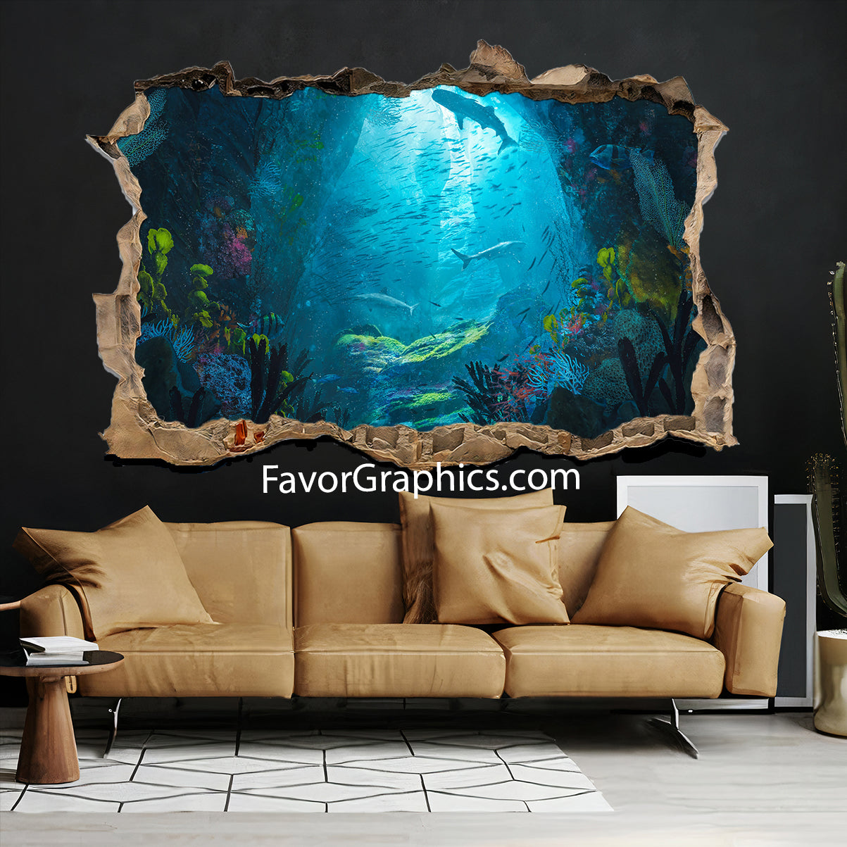 Underwater Under The Sea Vinyl Wall Art Decal Sticker Poster Print Mural