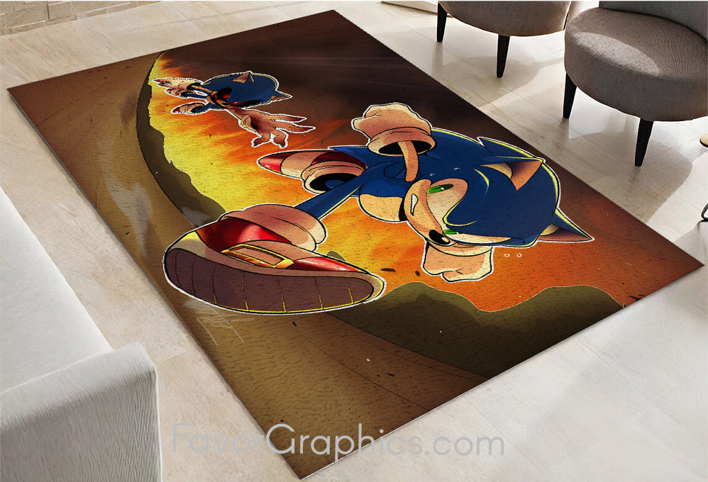 Sonic The Hedgehog Home Bedroom Decor Rug Carpet Mat