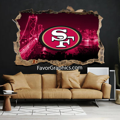 San Francisco 49ers Vinyl Wall Art Decal Sticker Poster Print Mural