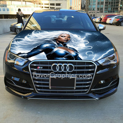 X-Men's Storm Ororo Munroe Itasha Car Vinyl Hood Wrap