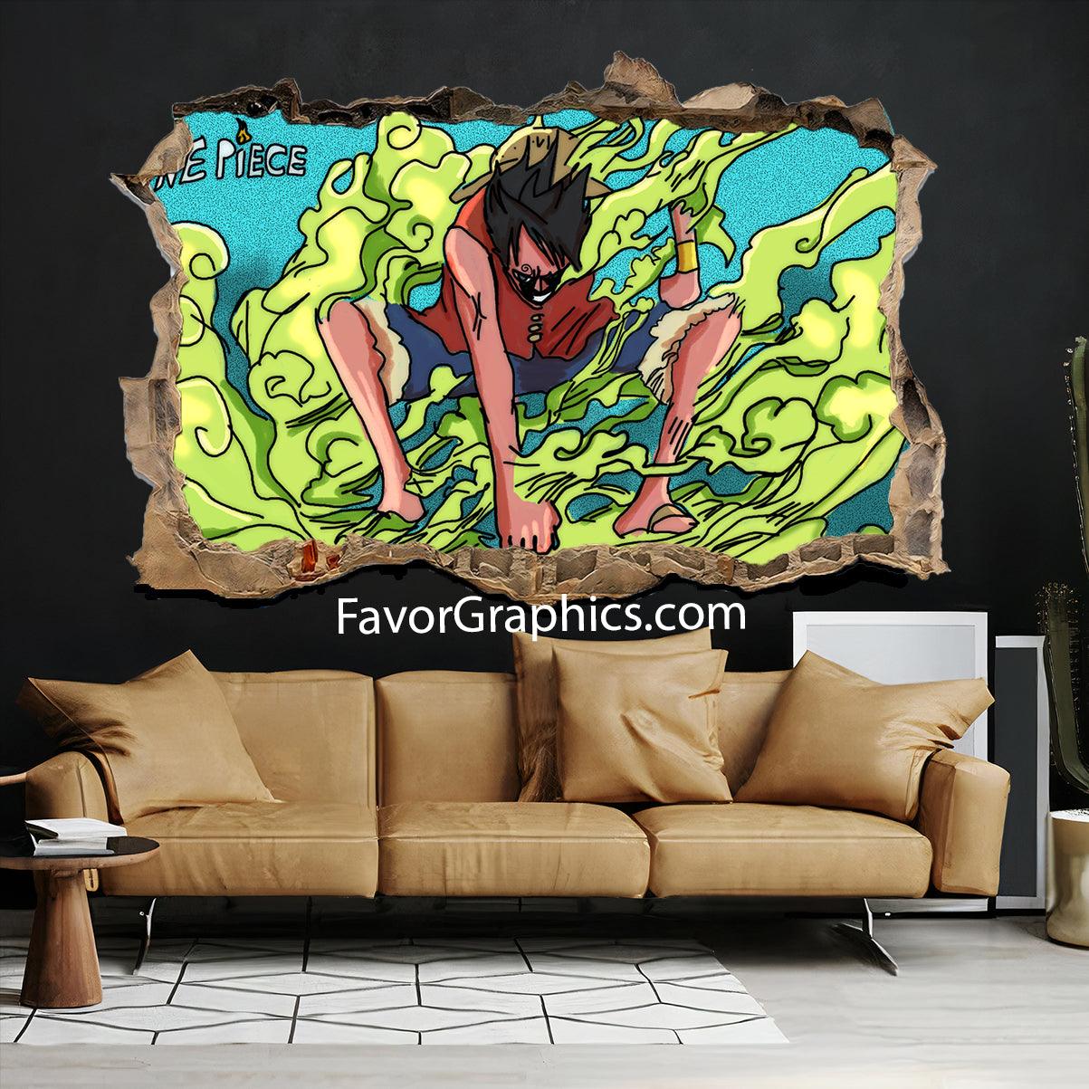 Monkey D. Luffy Vinyl Wall Art Decal Sticker Poster Print Mural