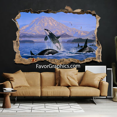 Orca Vinyl Wall Art Decal Sticker Poster Print Mural