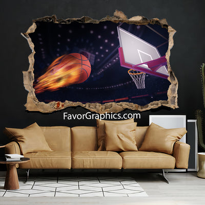 Basketball Vinyl Wall Art Decal Sticker Poster Print Mural