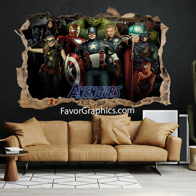 Superhero Avengers Vinyl Wall Art Decal Sticker Poster Print Mural