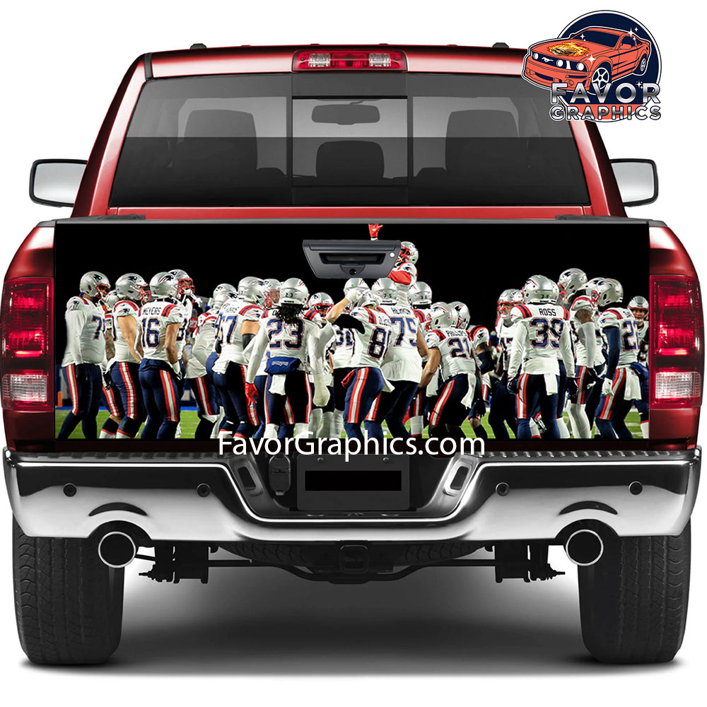 New England Patriots Tailgate Wraps For Trucks SUV Vinyl Wrap