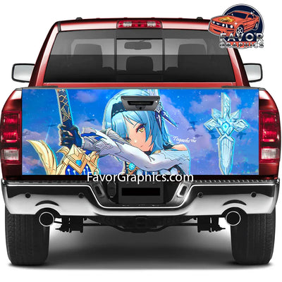 Eula (Genshin impact) Tailgate Wraps For Trucks SUV Vinyl Wrap