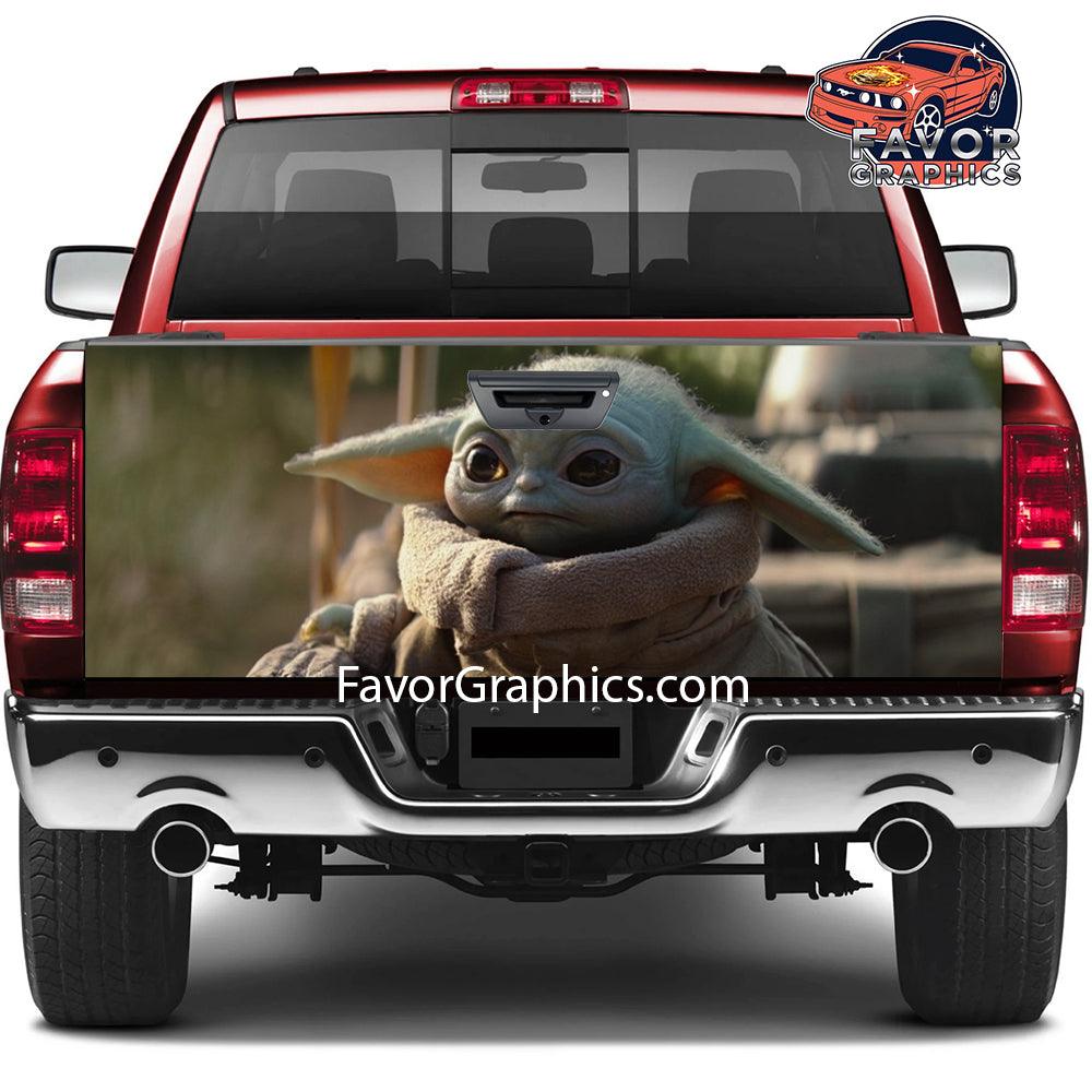 Baby Yoda Tailgate Wraps For Trucks SUV Vinyl Wrap